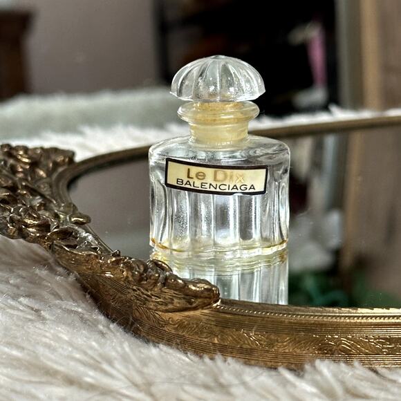 VINTAGE BALENCIAGA EMPTY LE DIX MINI BOTTLE - Picture 1 of 2